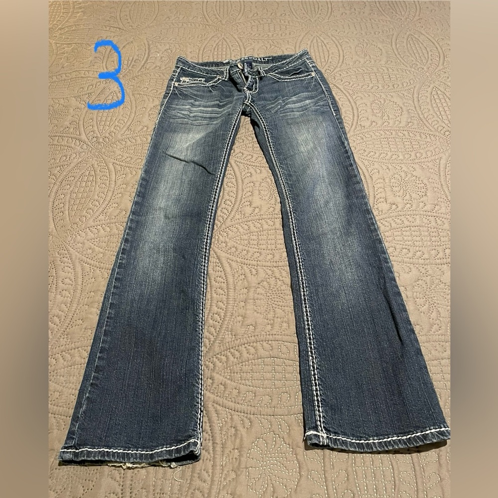 Women’s Blue Asphalt Jeans. Bootcut. Size 5